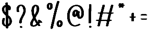Bright Monday Regular otf (400) Font OTHER CHARS