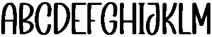 Bright Monday Regular otf (400) Font UPPERCASE