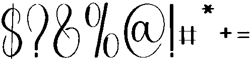 Bright Monday Regular otf (400) Font OTHER CHARS