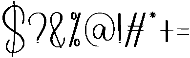 Bright Monday Regular otf (400) Font OTHER CHARS