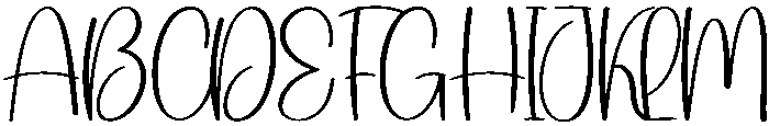 Bright Monday Regular otf (400) Font UPPERCASE
