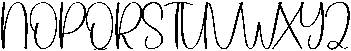 Bright Monday Regular otf (400) Font UPPERCASE