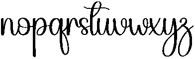 Bright Monday Regular otf (400) Font LOWERCASE