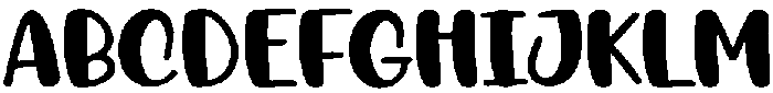 Bright Night Regular otf (400) Font UPPERCASE