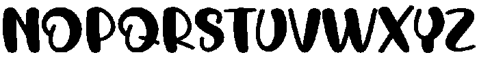 Bright Night Regular otf (400) Font UPPERCASE