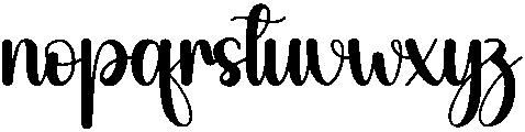 Bright Regular otf (400) Font LOWERCASE