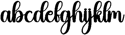 Bright Regular otf (400) Font LOWERCASE