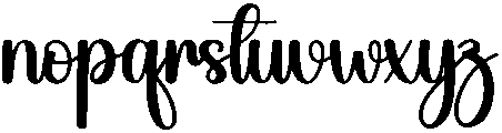 Bright Regular otf (400) Font LOWERCASE