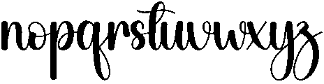 Bright Regular otf (400) Font LOWERCASE