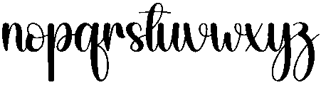 Bright Regular otf (400) Font LOWERCASE