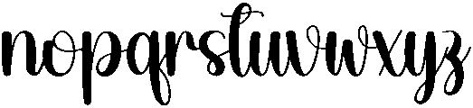Bright Regular otf (400) Font LOWERCASE