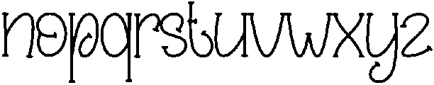 Bright Regular otf (400) Font LOWERCASE
