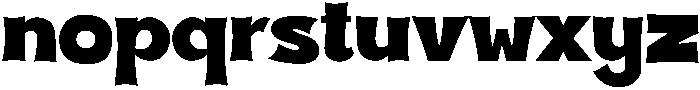 Bright Regular otf (400) Font LOWERCASE