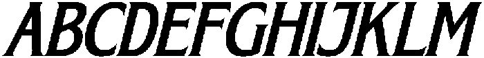Bright Renew Italic otf (400) Font UPPERCASE