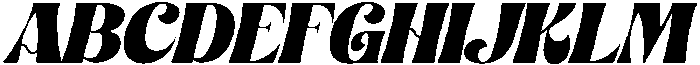 Bright Royale Italic otf (400) Font UPPERCASE