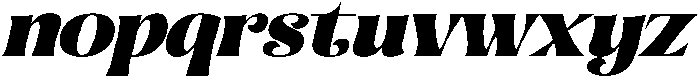 Bright Royale Italic otf (400) Font LOWERCASE