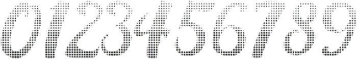 Bright Script Halftone Dots otf (400) Font OTHER CHARS