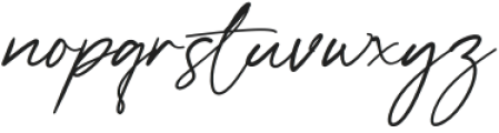 Bright Script Regular otf (400) Font LOWERCASE