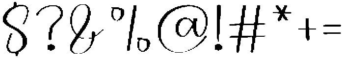 Bright Standar Regular otf (400) Font OTHER CHARS