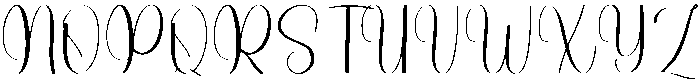 Bright Standar Regular otf (400) Font UPPERCASE