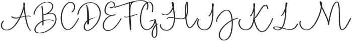 Bright Star signature Regular ttf (400) Font UPPERCASE