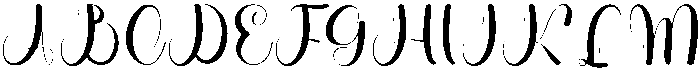 Bright Starlight Regular otf (300) Font UPPERCASE