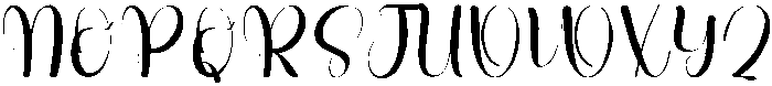 Bright Starlight Regular otf (300) Font UPPERCASE