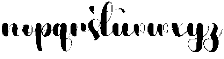 Bright Starlight Regular otf (300) Font LOWERCASE
