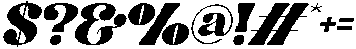 Bright Stars Italic otf (400) Font OTHER CHARS