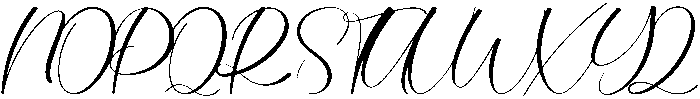 Bright Sunday Regular otf (400) Font UPPERCASE