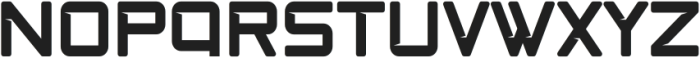 Bright Tech Regular otf (400) Font UPPERCASE