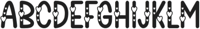 Bright Valentines Regular otf (400) Font UPPERCASE