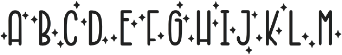 Bright star Regular otf (400) Font UPPERCASE