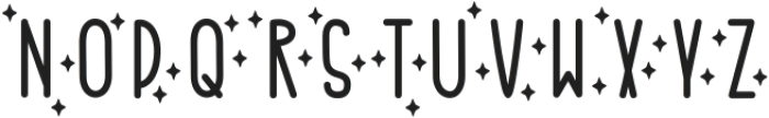 Bright star Regular ttf (400) Font UPPERCASE