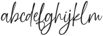 BrightCentury-Regular otf (400) Font LOWERCASE
