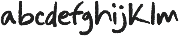 BrightChalk otf (400) Font LOWERCASE