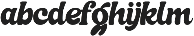 BrightLiveRegular otf (400) Font LOWERCASE