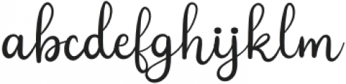BrightStar-Regular otf (400) Font LOWERCASE
