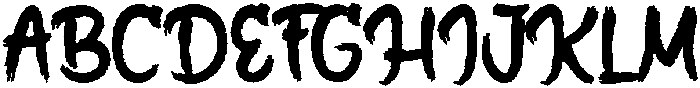 Brighter Brush Regular otf (400) Font UPPERCASE