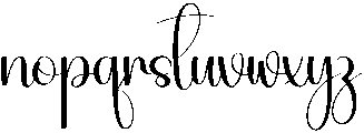 Brighter Regular otf (400) Font LOWERCASE