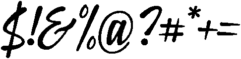 Brightest Regular otf (400) Font OTHER CHARS