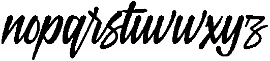 Brightest Regular otf (400) Font LOWERCASE