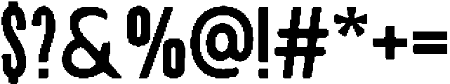Brightform Regular otf (400) Font OTHER CHARS