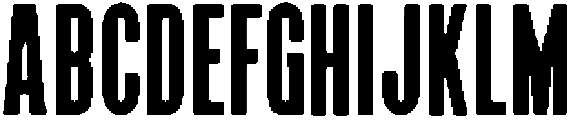 Brightform Regular otf (400) Font UPPERCASE