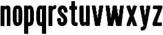 Brightform Regular otf (400) Font LOWERCASE