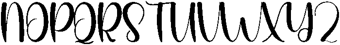 Brightland Regular otf (400) Font UPPERCASE