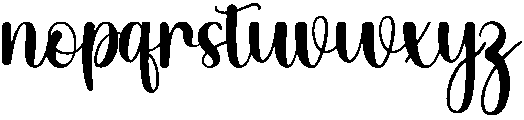 Brightland Regular otf (400) Font LOWERCASE