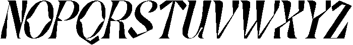 Brightness Challenges Italic otf (400) Font UPPERCASE