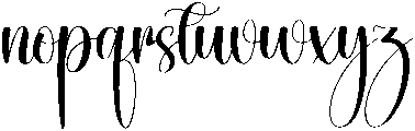Brightness Regular otf (400) Font LOWERCASE