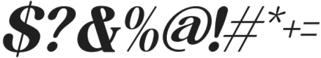 Brighto Wander Italic otf (400) Font OTHER CHARS